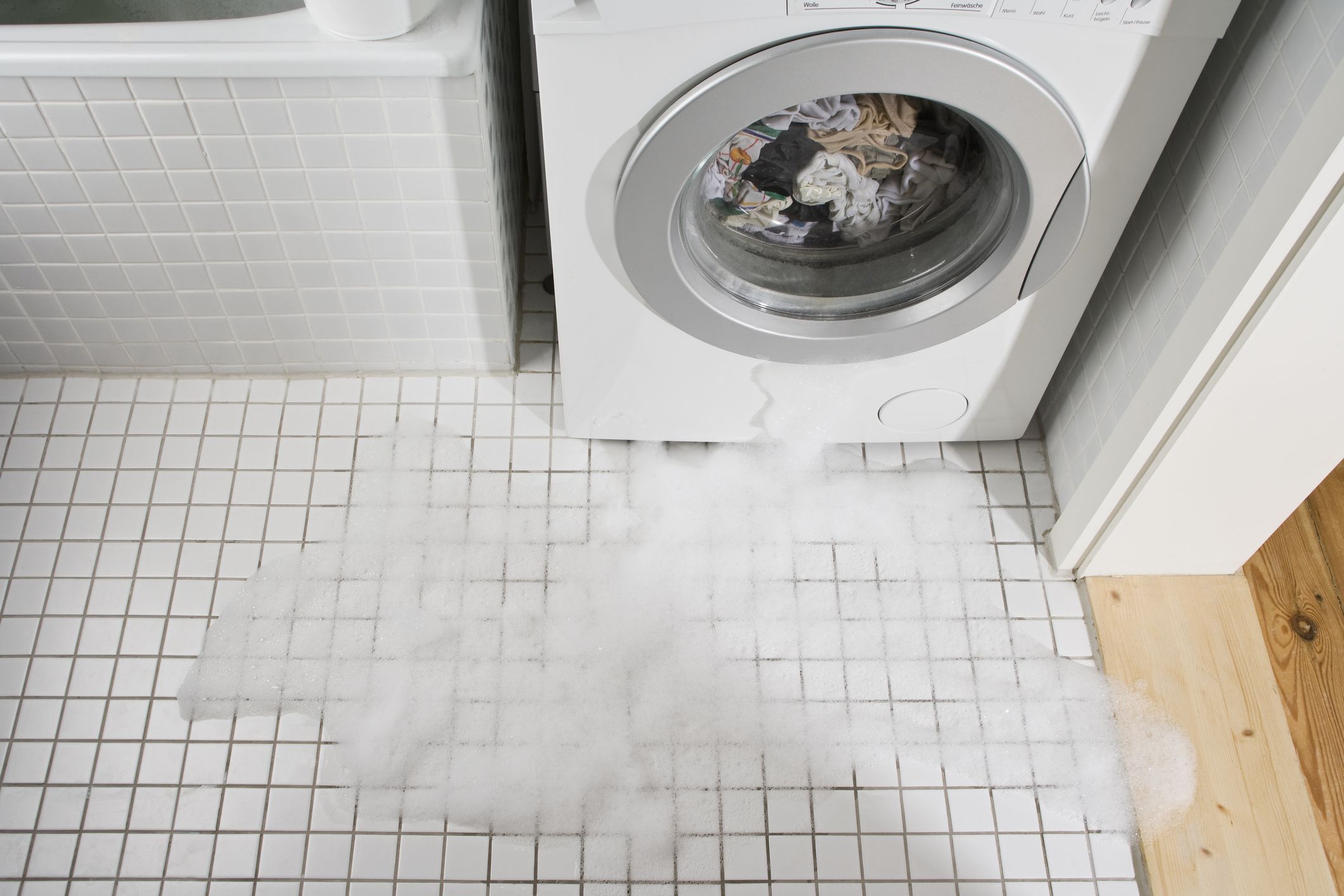 this image shows washing machine leaks in santa barbara